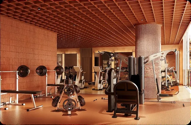 Phòng tập gym, pilates – phối cảnh minh họa